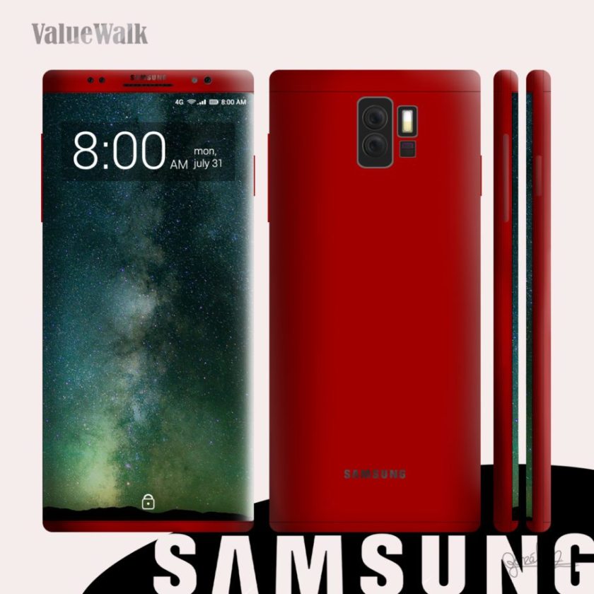 Samsung Galaxy Note 8 Red ValueWalk